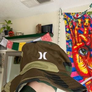Hurley camo bucket fishing hat
